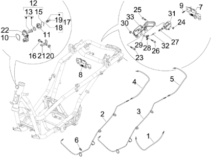 Εικόνα της ΒΑΣΗ ΚΛΕΙΔ ΟΝ-OFF SCOOTER 100<>150 4T 3-1B002609R