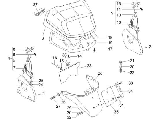Εικόνα της ΠΟΡΤΑΚΙ ΜΠΑΓΚΑΖ Χ8 250 NERO GRAFITE 79/-62365100ND
