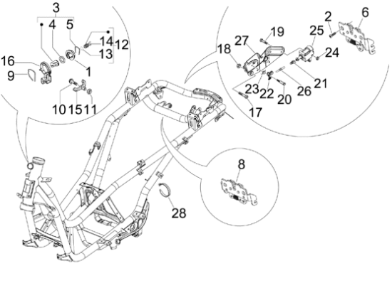 Εικόνα της ΒΑΣΗ ΚΛΕΙΔ ΟΝ-OFF SCOOTER 100<>150 4T 3-1B002609R
