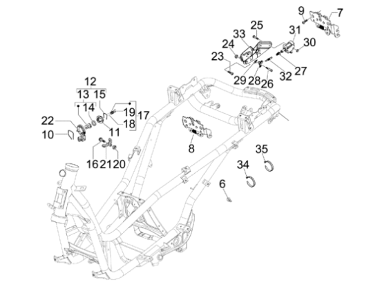 Εικόνα της ΒΑΣΗ ΚΛΕΙΔ ΟΝ-OFF SCOOTER 100<>150 4T 3-1B002609R