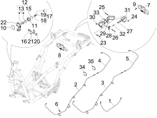 Εικόνα της ΒΑΣΗ ΚΛΕΙΔ ΟΝ-OFF SCOOTER 100<>150 4T 3-1B002609R