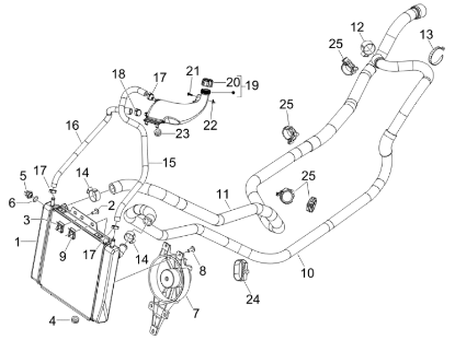 Εικόνα της ΚΟΛΑΡΟ ΝΕΡΟΥ MP3 250 ΚΕΦ-ΨΥΓΕΙΟ-1B001825