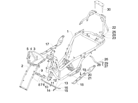 Εικόνα της ΣΑΣΣΙ MP3 250-300 LT-IBRIDO ΚΕΝΤΡΙΚΟ-6742935