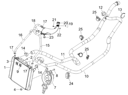 Εικόνα της ΚΟΛΑΡΟ ΝΕΡΟΥ MP3 250 ΚΕΦ-ΨΥΓΕΙΟ-1B001825
