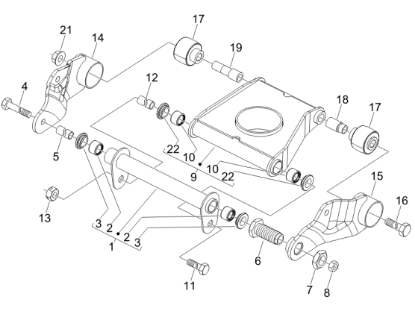 Εικόνα της ΜΠΡΑΤΣΟ ΚΙΝΗΤΗΡΑ MP3 400 LT-FUOCO-1C008104