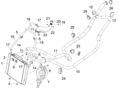 Εικόνα της ΚΟΛΑΡΟ ΝΕΡΟΥ MP3 250 ΚΕΦ-ΨΥΓΕΙΟ-1B001825