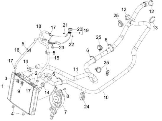 Εικόνα της ΚΟΛΑΡΟ ΝΕΡΟΥ MP3 250 ΚΕΦ-ΨΥΓΕΙΟ-1B001825