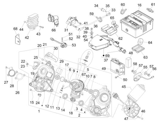 Εικόνα της ΕΓΚΕΦΑΛΟΣ KUADRO MP3 300 IBRIDO ΜΠ/ΚΙΝ-642397