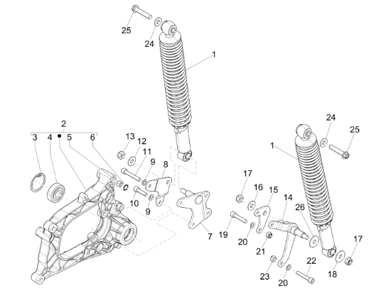 Εικόνα της ΛΑΜΑΚΙ ΣΥΝΔΕΣΜΟΥ ΠΙΣΩ ΑΜΟΡΤΙΣΕΡ MP3 250-648148