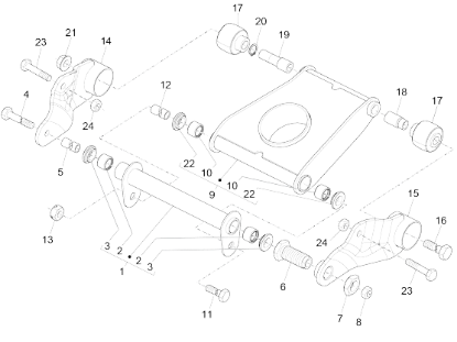 Εικόνα της ΜΠΡΑΤΣΟ ΚΙΝΗΤΗΡΑ MP3 400 LT-FUOCO-1C008104
