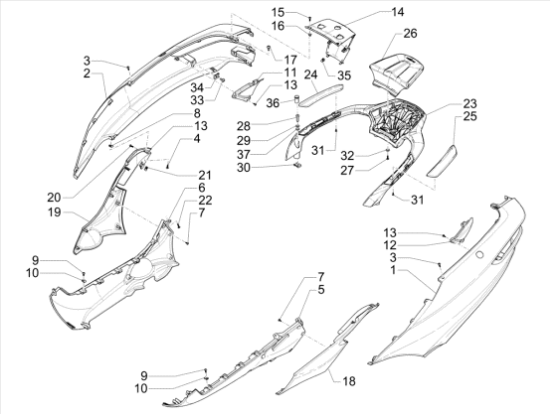 Εικόνα της ΣΠΟΙΛΕΡ MP3 LT SPORT- BUS ΓΚΡΙ 715 ΔΕΞΙΟ-1B006602600HT