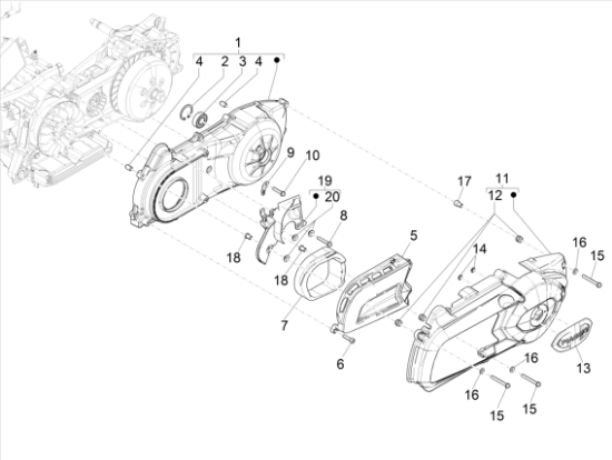 Εικόνα της ΚΑΠΑΚΙ ΚΙΝΗΤΗΡΑ MP3 300 E4 LT BUS ΕΞΩΤΕ-1A007472