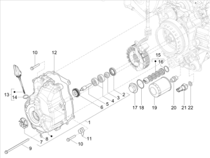 Εικόνα της ΔΕΙΚΤΗΣ ΣΤΑΘΜΗΣ ΛΑΔΙΟΥ SCOOTER 310 E5-1A027341
