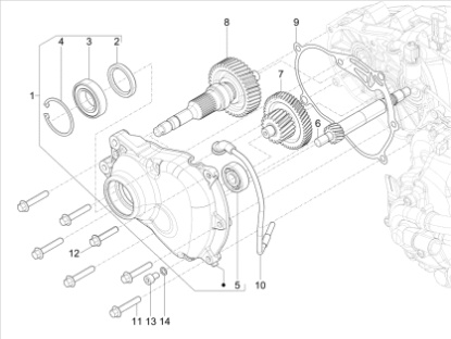 Εικόνα της ΚΑΠΑΚΙ ΔΙΑΦΟΡΙΚΟΥ SCOOTER 125<>310CC-1A0198835