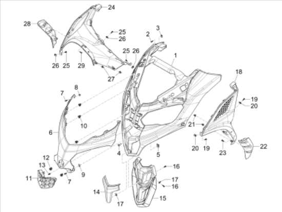 Εικόνα της ΓΡΙΛΙΑ ΠΟΔΙΑΣ MP3 310 HPE-1B011301