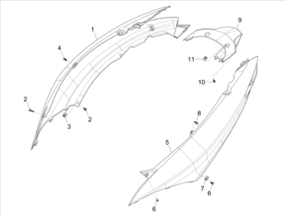 Εικόνα της ΚΑΠΑΚΙ ΣΥΝΔ ΠΛΕΥΡ MP3 300 HPE ΛΕΥΚΟ 544-65738500BR