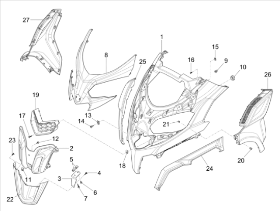 Εικόνα της ΠΟΔΙΑ ΜΠΡ MP3 500 E5 MY22 ΓΚΡΙ ΓΥΑΛ G07-1B011680000G07