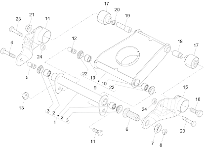 Εικόνα της ΜΠΡΑΤΣΟ ΚΙΝΗΤΗΡΑ MP3 400 LT-FUOCO-1C008104
