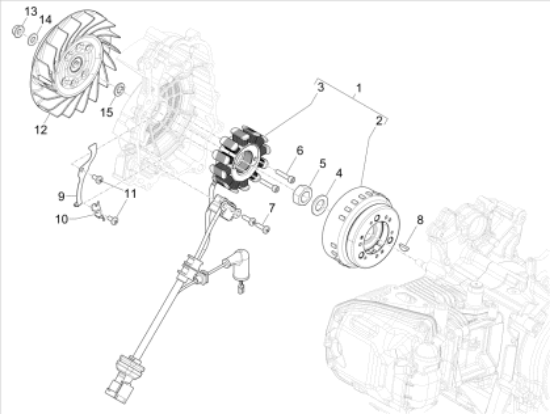 Εικόνα της ΒΟΛΑΝ SCOOTER 125 150 E3-E4-E5-1A006480