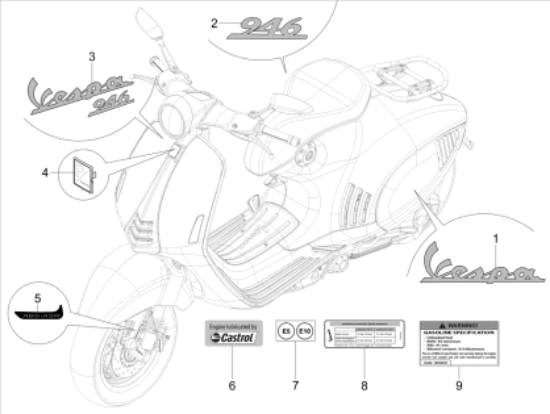 Εικόνα της ΑΥΤ/ΤΟ ΒΕΝΖΙΝΗΣ VESPA GTS MY22-1B009257