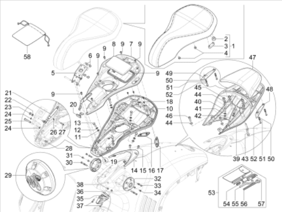 Εικόνα της ΚΑΠΑΚΙ ΜΠΑΤΑΡΙΑΣ VESPA 946-1B001102