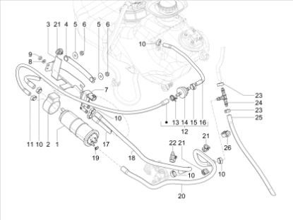 Εικόνα της ΒΑΛΒΙΔΑ ΕΞΑΕΡ ΚΑΝΙΣΤΡΟΥ SCOOTER 50<>500-CM292102