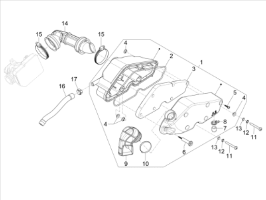 Εικόνα της ΦΙΛΤΡΟ ΑΕΡΟΣ VESPA 946-B0182130P