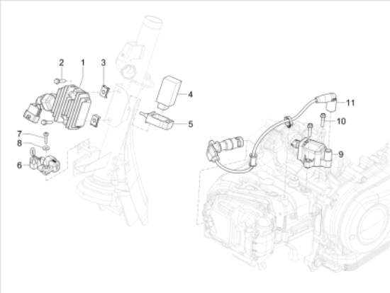 Εικόνα της ΣΕΝΣΟΡΑΣ ΠΤΩΣΗΣ MEDLEY-VESPA PRIMAVERA-1D003632