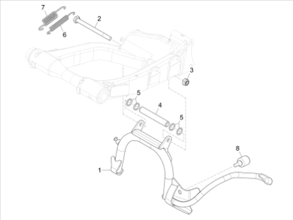 Εικόνα της ΒΙΔΑ ΣΤΑΝ SCOOTER M10x130-1C002692