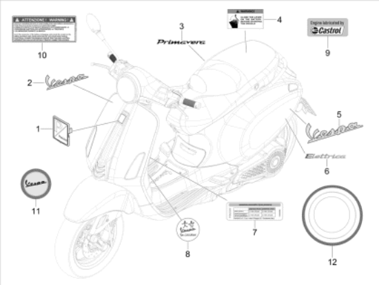 Εικόνα της ΣΗΜΑ ΠΟΔΙΑΣ VESPA PRIMAVERA-2H004256