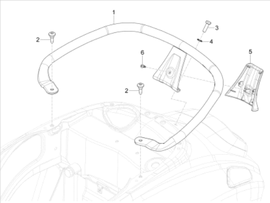 Εικόνα της ΚΑΠΑΚΙ ΧΕΙΡΟΛΑΒΗ ΣΕΛΑΣ VESPA PRIM Batik-1B011642000K1