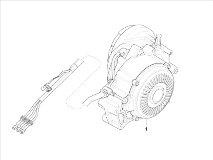 Εικόνα της ΚΙΝΗΤΗΡΑΣ VESPA ELETTRICA 48V-CM3310015