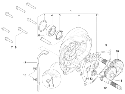 Εικόνα της ΑΞΟΝΑΣ ΠΙΣΩ ΤΡΟΧΟΥ VESPA ELETTRICA-1A017878