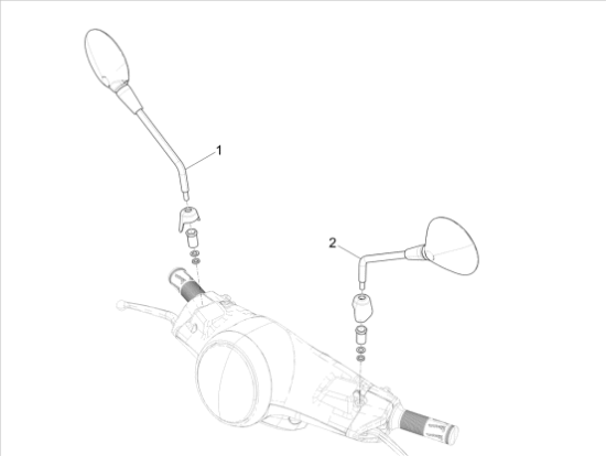 Εικόνα της ΚΑΘΡΕΠΤΗΣ VESPA PRIMAVERA Elettr ΔΕΞ-CM261911