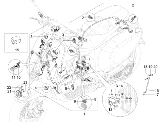 Εικόνα της ΚΑΛΩΔΙΟ ΓΕΙΩΣΗΣ VESPA ELETTRICA-CM297201