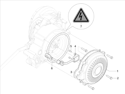 Εικόνα της ΑΙΣΘΗΤΗΡΑΣ ΣΤΡΟΦΩΝ ΣΤΑΘΕΡ VESPA ELETTRIC-CM291301