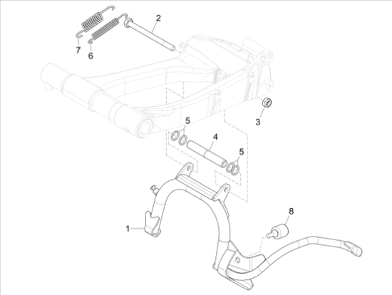Εικόνα της ΣΤΑΝ ΚΕΝΤΡΙΚΟ VESPA SPRINT ELETT-1C006980