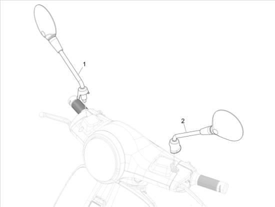 Εικόνα της ΚΑΘΡΕΠΤΗΣ VESPA PRIMAV-ELETT 07-20> ΔΕΞ-CM316802