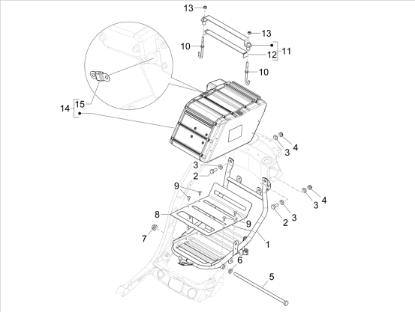 Εικόνα της ΒΡΑΧΙΩΝΑΣ ΜΠΑΤΑΡΙΑΣ VESPA ELETTRICA-1B005958
