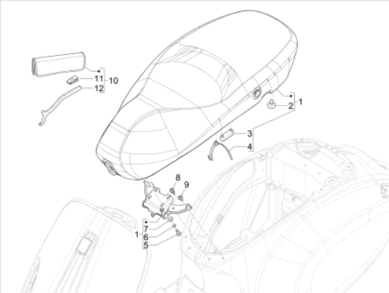 Εικόνα της ΕΡΓΑΛΕΙΟΘΗΚΗ ΣΕΤ VESPA ELETTRICA-1C000590