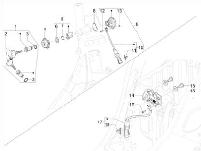 Εικόνα της ΚΛΕΙΔΙ ΑΚΑΤΕΡΓ VESPA ΕΤ2 50-4T-573960