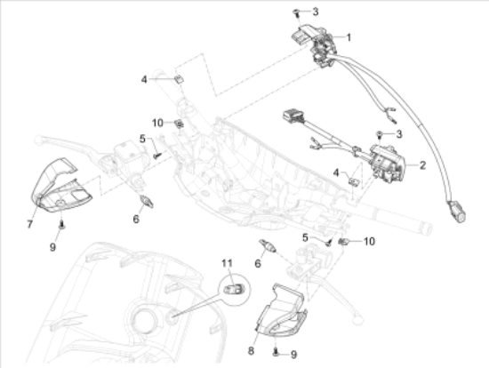 Εικόνα της ΔΙΑΚΟΠΤΗΣ VESPA PRIMAV E5+24 N22 ΑΡΙΣΤ-1D004611000N22