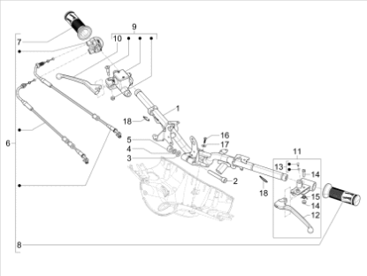 Εικόνα της ΜΑΝΕΤΑ ΑΡ/ΔΕ VESPA GTV 300/PRIMAV-1C006083