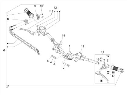 Εικόνα της ΜΑΝΕΤΑ ΑΡ/ΔΕ VESPA GTV 300/PRIMAV-1C006083