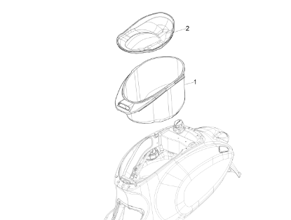 Εικόνα της ΚΟΥΒΑΣ ΣΕΛΛΑΣ VESPA PRIMAVERA/SPRINT-1B011524