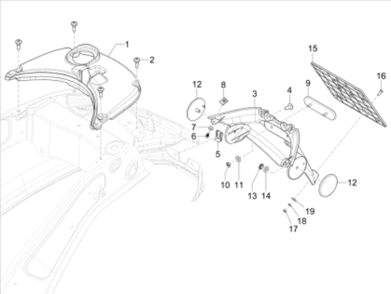 Εικόνα της ΚΑΠΑΚΙ ΜΕΣ ΜΠΑΤΑΡ VESPA PRIM 125-150-SPR-673629
