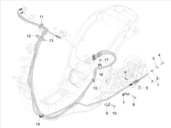 Εικόνα της ΝΤΙΖΑ ΠΙΣΩ ΦΡ VESPA PRIM-SPR 125-150 E5+-1C007135