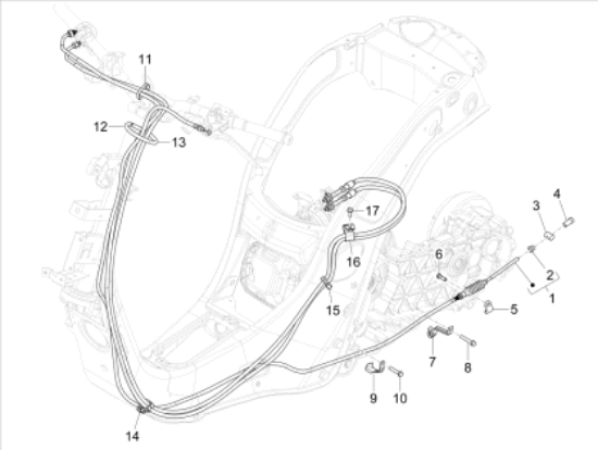 Εικόνα της ΝΤΙΖΑ ΠΙΣΩ ΦΡ VESPA PRIM-SPR 125-150 E5+-1C007135