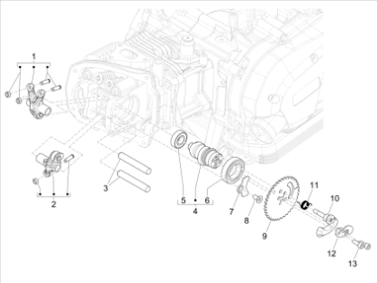 Εικόνα της ΑΝΤΙΒΑΡΟ ΑΠΟΣΥΜΠ SCOOTER 125 4T 3V 2-CM266202