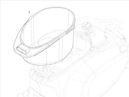 Εικόνα της ΚΟΥΒΑΣ ΣΕΛΛΑΣ VESPA PRIMAVERA/SPRINT-1B011524